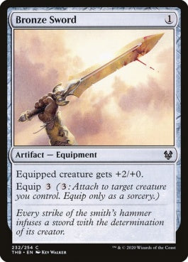 naokuroshop MTG [THB][232][茶][C][EN][青銅の剣/Bronze Sword] NM