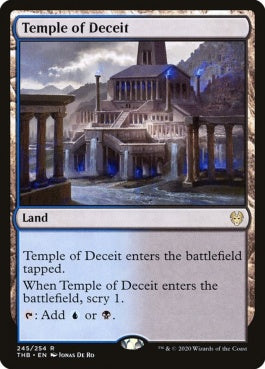 naokuroshop MTG [THB][245][土地][R][EN][欺瞞の神殿/Temple of Deceit] NM