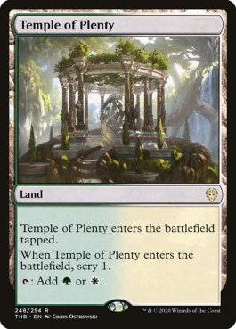 naokuroshop MTG [THB][248][土地][R][EN][豊潤の神殿/Temple of Plenty]（foil） NM