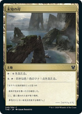 naokuroshop MTG [THB][249][土地][C][JP][未知の岸/Unknown Shores]（foil） NM