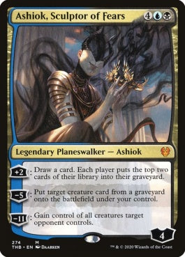 naokuroshop MTG [THB][274][多][M][EN][恐怖を彫る者、アショク/Ashiok, Sculptor of Fears] NM