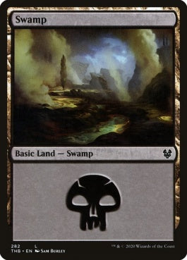 naokuroshop MTG [THB][282][土地][C][EN][沼/Swamp]（foil） NM