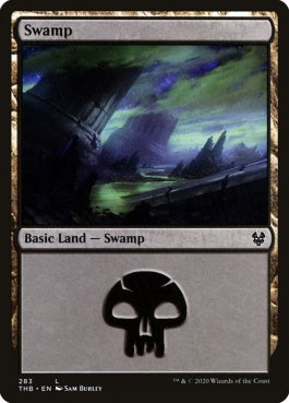 naokuroshop MTG [THB][283][土地][C][EN][沼/Swamp] NM