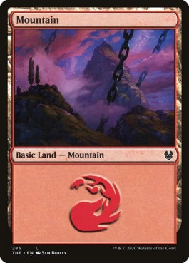 naokuroshop MTG [THB][285][土地][C][EN][山/Mountain]（foil） NM