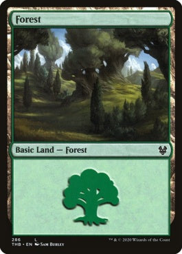 naokuroshop MTG [THB][286][土地][C][EN][森/Forest] NM