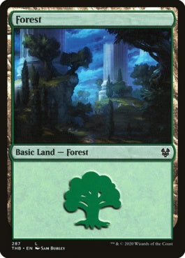 naokuroshop MTG [THB][287][土地][C][EN][森/Forest] NM