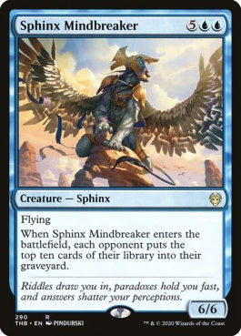 naokuroshop MTG [THB][290][青][R][EN][スフィンクスの精神壊し/Sphinx Mindbreaker] NM