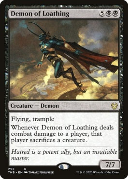 naokuroshop MTG [THB][292][黒][R][EN][嫌悪の悪魔/Demon of Loathing] NM