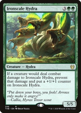 naokuroshop MTG [THB][296][緑][R][EN][鉄鱗のハイドラ/Ironscale Hydra]（foil） NM