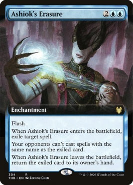 naokuroshop MTG [THB][304][青][R][EN][アショクの消去/Ashiok's Erasure]（foil） NM