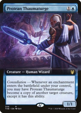 naokuroshop MTG [THB][306][青][R][EN][変幻の秘術師/Protean Thaumaturge]（foil） NM