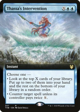 naokuroshop MTG [THB][307][青][R][EN][タッサの介入/Thassa's Intervention]（foil） NM