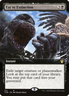 naokuroshop MTG [THB][312][黒][R][EN][食らいつくし/Eat to Extinction]（foil） NM