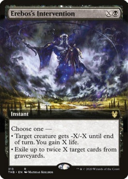 naokuroshop MTG [THB][313][黒][R][EN][エレボスの介入/Erebos's Intervention]（foil） NM