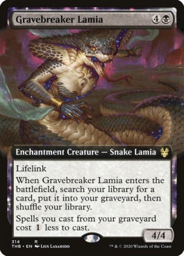 naokuroshop MTG [THB][314][黒][R][EN][墓破りのラミア/Gravebreaker Lamia]（foil） NM