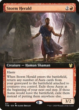 naokuroshop MTG [THB][321][赤][R][EN][嵐の伝令/Storm Herald]（foil） NM