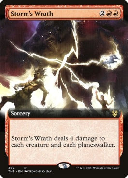 naokuroshop MTG [THB][322][赤][R][EN][嵐の怒り/Storm's Wrath]（foil） NM