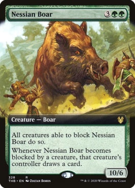 naokuroshop MTG [THB][328][緑][R][EN][ネシアンの猪/Nessian Boar] NM