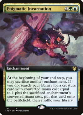 naokuroshop MTG [THB][337][多][R][EN][奇怪な具現/Enigmatic Incarnation]（foil） NM