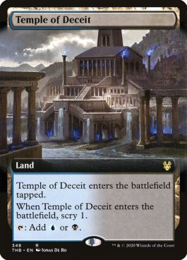 naokuroshop MTG [THB][348][土地][R][EN][欺瞞の神殿/Temple of Deceit] NM