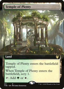 naokuroshop MTG [THB][351][土地][R][EN][豊潤の神殿/Temple of Plenty]（foil） NM