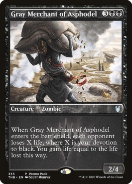 naokuroshop MTG [THB][355][黒][U][EN][アスフォデルの灰色商人/Gray Merchant of Asphodel] NM