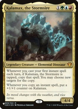 naokuroshop MTG [TheList-C20][009][多][M][EN][嵐呼びのカラマックス/Kalamax, the Stormsire] NM