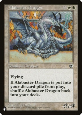 naokuroshop MTG [TheList-WTH][002][白][R][EN][純白のドラゴン/Alabaster Dragon] NM