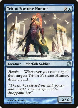 naokuroshop MTG [THS][069][青][U][EN][トリトンの財宝狩り/Triton Fortune Hunter] NM