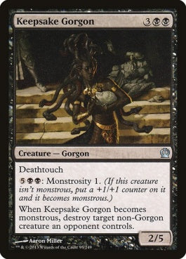 naokuroshop MTG [THS][093][黒][U][EN][形見持ちのゴルゴン/Keepsake Gorgon] NM