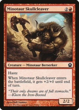 naokuroshop MTG [THS][130][赤][C][EN][ミノタウルスの頭蓋断ち/Minotaur Skullcleaver] NM