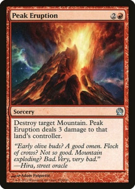 naokuroshop MTG [THS][132][赤][U][EN][峰の噴火/Peak Eruption] NM