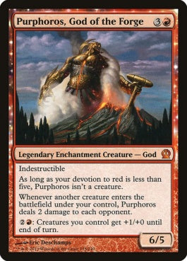 naokuroshop MTG [THS][135][赤][M][EN][鍛冶の神、パーフォロス/Purphoros, God of the Forge] NM