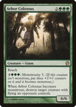 naokuroshop MTG [THS][150][緑][R][EN][高木の巨人/Arbor Colossus] NM