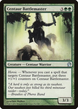 naokuroshop MTG [THS][154][緑][U][EN][ケンタウルスの戦上手/Centaur Battlemaster] NM