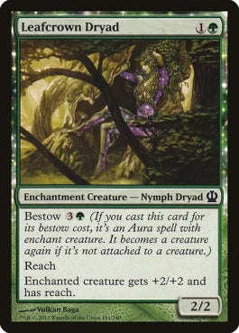 naokuroshop MTG [THS][161][緑][C][EN][葉冠のドライアド/Leafcrown Dryad] NM