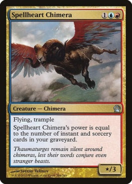 naokuroshop MTG [THS][204][多][U][EN][魔心のキマイラ/Spellheart Chimera] NM