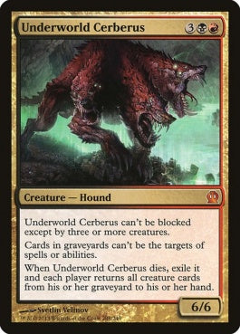 naokuroshop MTG [THS][208][多][M][EN][死の国のケルベロス/Underworld Cerberus] NM