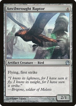 naokuroshop MTG [THS][211][茶][U][EN][金床鋳込みの猛禽/Anvilwrought Raptor] NM