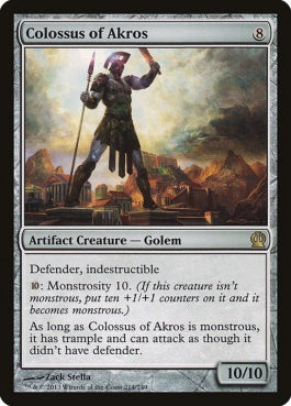 naokuroshop MTG [THS][214][茶][R][EN][アクロスの巨像/Colossus of Akros] NM