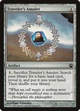 naokuroshop MTG [THS][221][茶][C][EN][旅行者の護符/Traveler's Amulet] NM