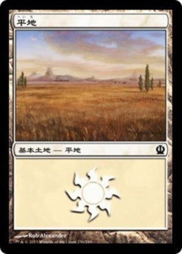 naokuroshop MTG [THS][230][土地][C][JP][平地/Plains] NM