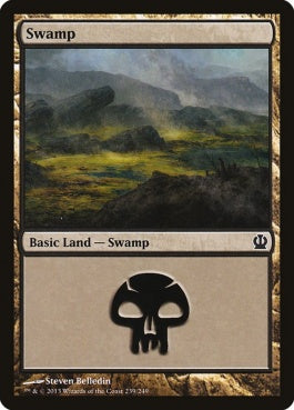 naokuroshop MTG [THS][239][土地][C][EN][沼/Swamp] NM