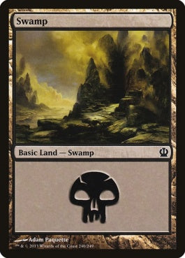 naokuroshop MTG [THS][240][土地][C][EN][沼/Swamp] NM