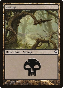 naokuroshop MTG [THS][241][土地][C][EN][沼/Swamp] NM