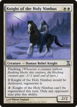 naokuroshop MTG [TSP][026][白][U][EN][聖なる後光の騎士/Knight of the Holy Nimbus] NM