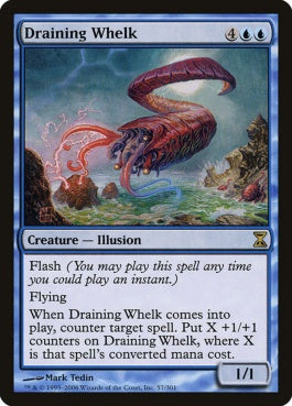 naokuroshop MTG [TSP][057][青][R][EN][吸収するウェルク/Draining Whelk] NM