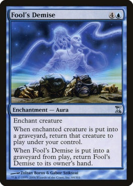 naokuroshop MTG [TSP][064][青][U][EN][愚か者の死/Fool's Demise] NM