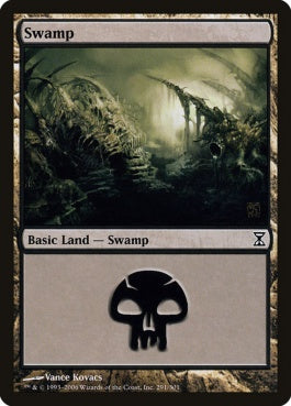 naokuroshop MTG [TSP][291][土地][C][EN][沼/Swamp] NM