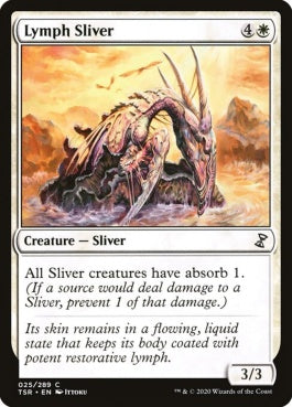 naokuroshop MTG [TSR][025][白][C][EN][血清スリヴァー/Lymph Sliver]（foil） NM